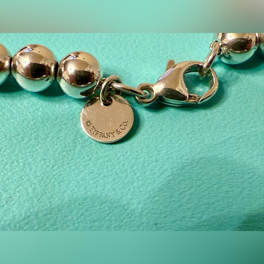Tiffany&Co. HardWear Graduated Ball Bead Sterling Silver Necklace 16.25” - Picture 9 of 13